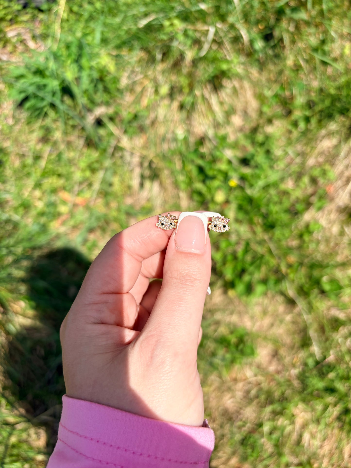 Hello kitty nipple rings