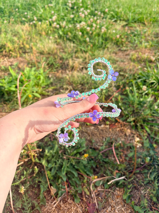 Flower garden arm cuff