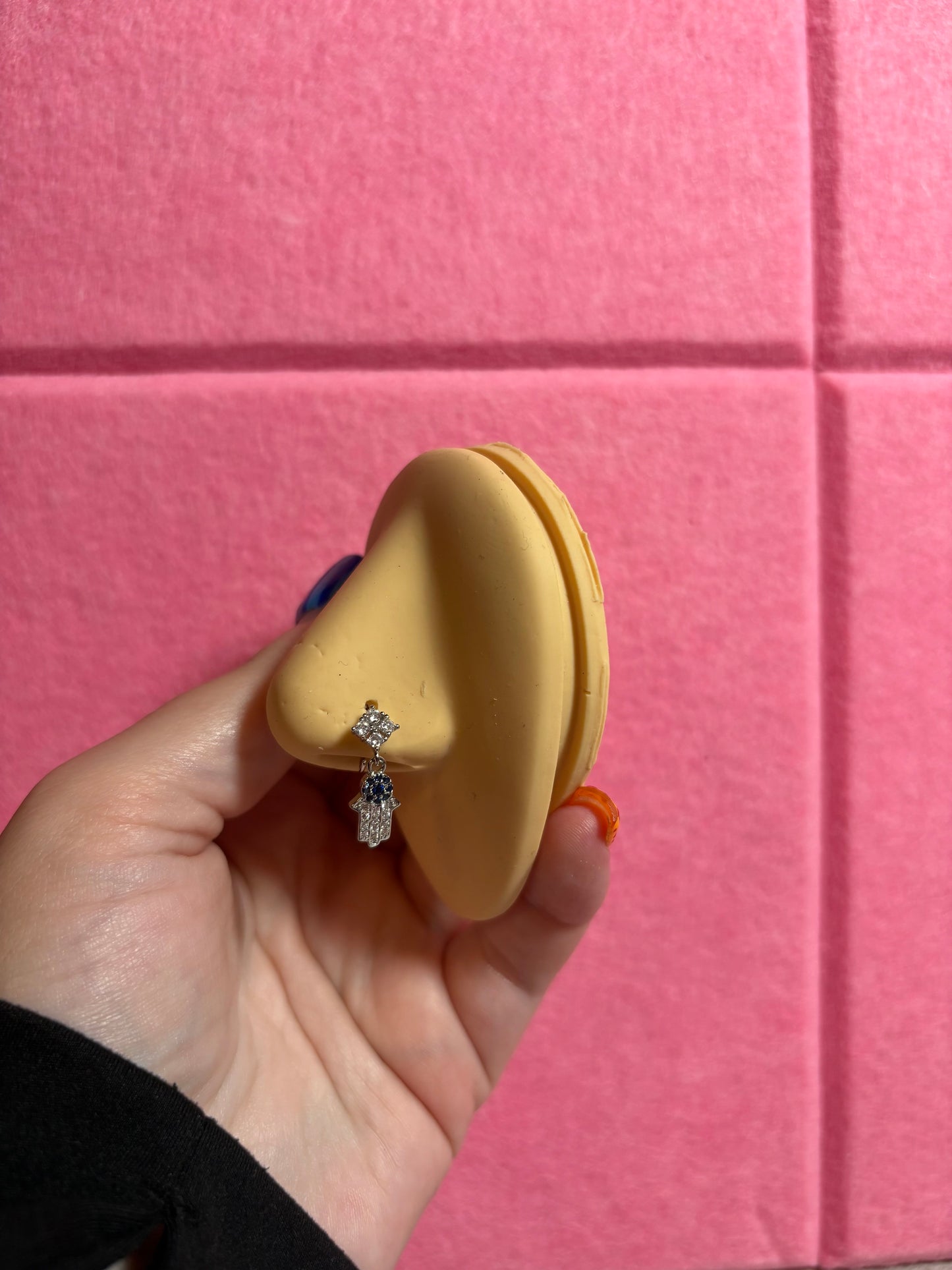 Hamsa nose ring