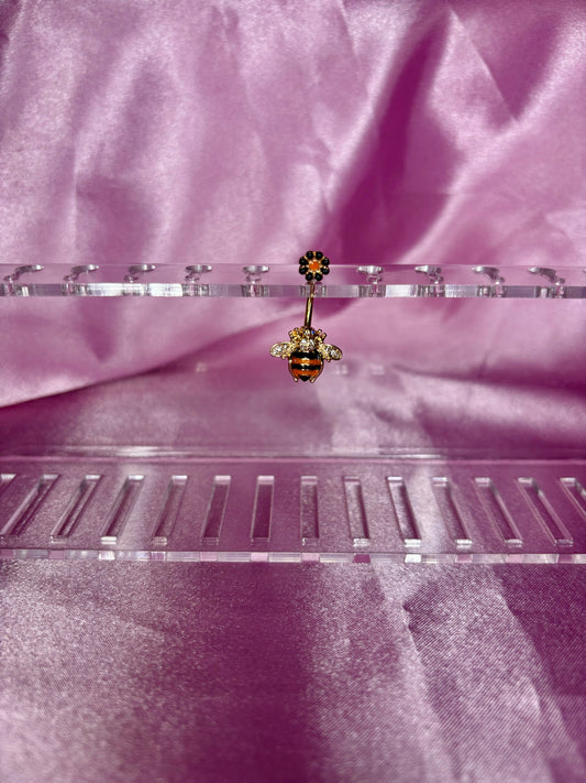 Bumblebee belly ring