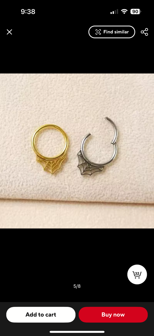 Spider web septum
